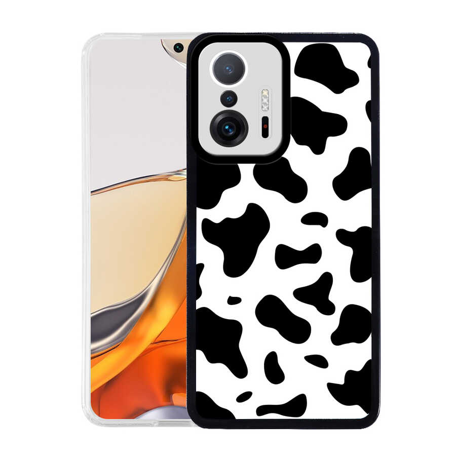 Xiaomi Mi 11T 5G Kılıf Zore M-Fit Desenli Kapak Cow No1
