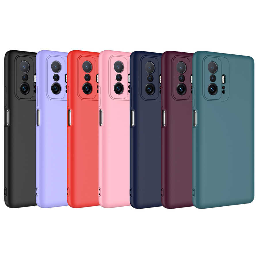 Xiaomi Mi 11T 5G Kılıf Zore Mara Lansman Kapak Siyah