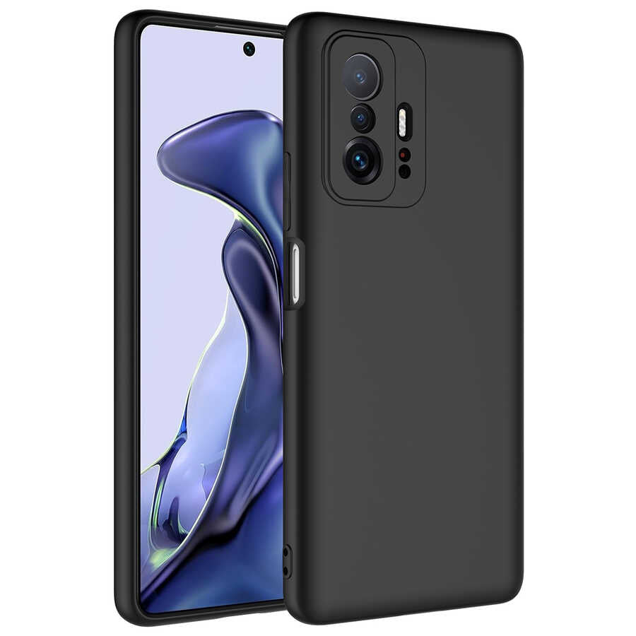 Xiaomi Mi 11T 5G Kılıf Zore Mara Lansman Kapak Siyah