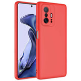 Xiaomi Mi 11T 5G Kılıf Zore Mara Lansman Kapak Kırmızı