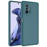 Xiaomi Mi 11T 5G Kılıf Zore Mara Lansman Kapak Koyu Yeşil