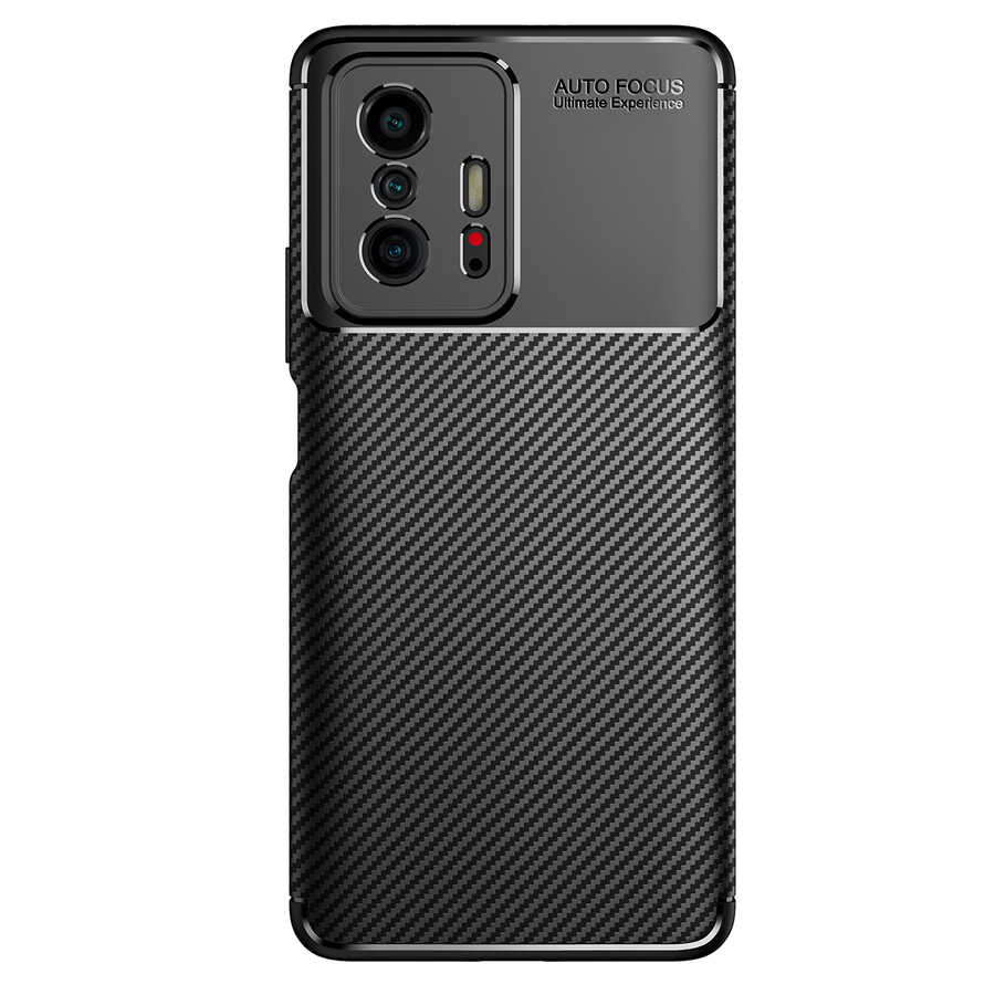 Xiaomi Mi 11T 5G Kılıf Zore Negro Silikon Kapak Siyah