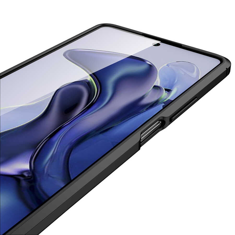 Xiaomi Mi 11T 5G Kılıf Zore Niss Silikon Kapak Siyah
