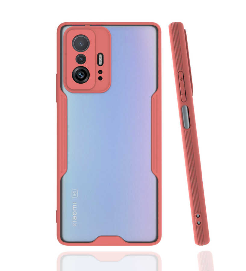 Xiaomi Mi 11T 5G Kılıf Zore Parfe Kapak Pembe