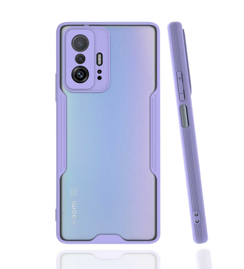 Xiaomi Mi 11T 5G Kılıf Zore Parfe Kapak Mor