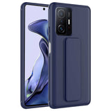 Xiaomi Mi 11T 5G Kılıf Zore Qstand Kapak Lacivert