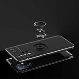 Xiaomi Mi 11T 5G Kılıf Zore Ravel Silikon Kapak Siyah-Mavi