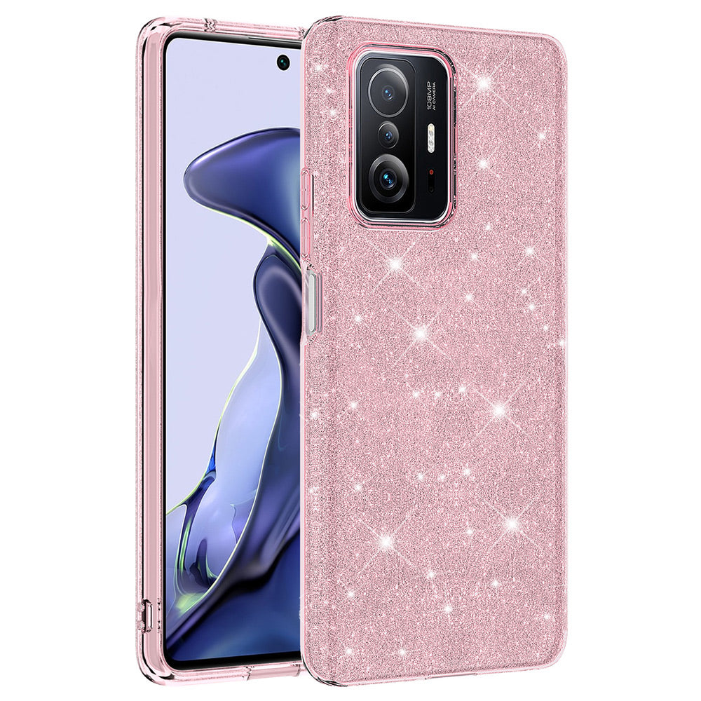 Xiaomi Mi 11T 5G Kılıf Zore Shining Silikon Pembe