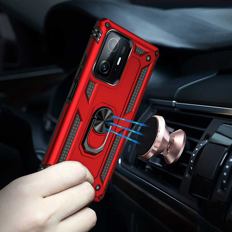 Xiaomi Mi 11T 5G Kılıf Zore Vega Kapak Rose Gold