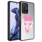 Xiaomi Mi 11T Pro 5G Kılıf Aynalı Desenli Kamera Korumalı Parlak Zore Mirror Kapak Süper Anne