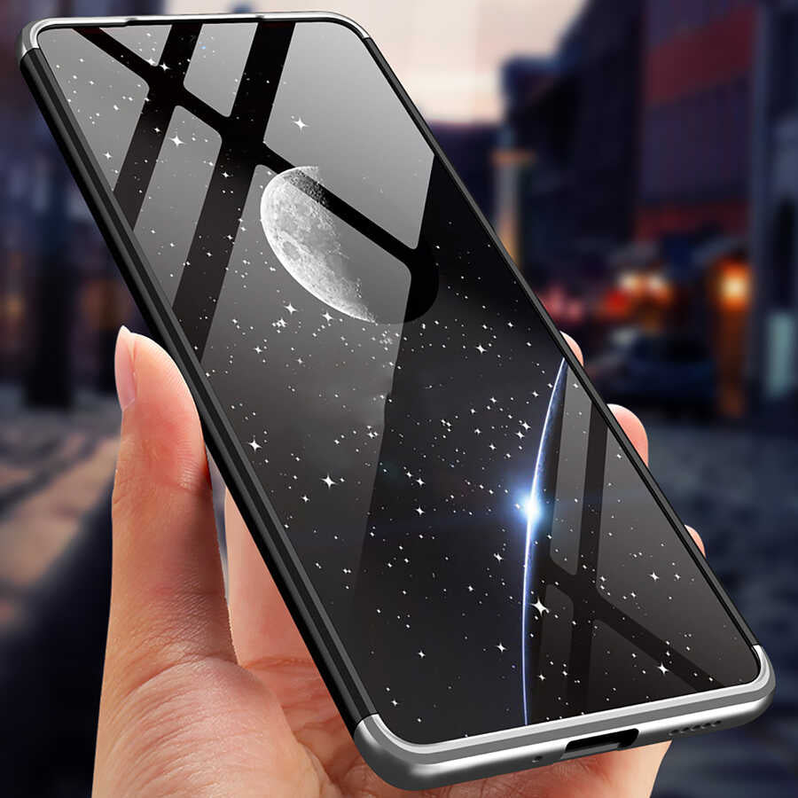 Xiaomi Mi 11T Pro 5G Kılıf Zore Ays Kapak Siyah-Mavi