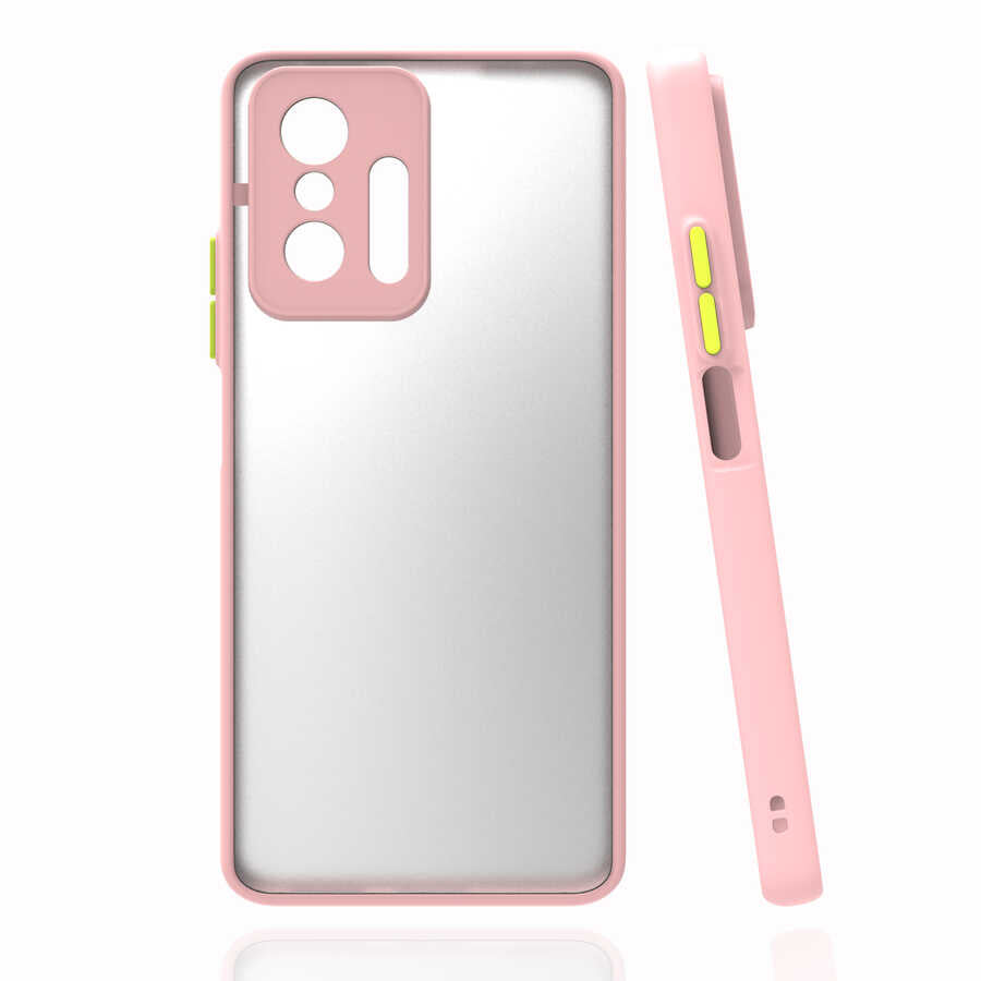Xiaomi Mi 11T Pro 5G Kılıf Zore Hux Kapak Pembe