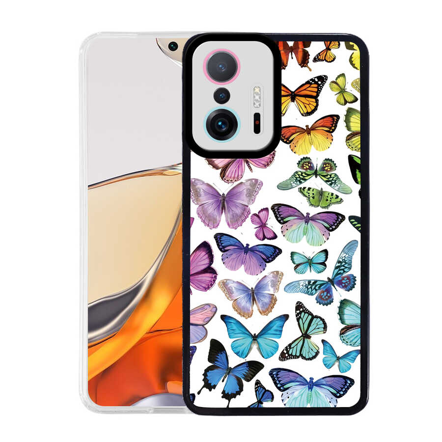 Xiaomi Mi 11T Pro 5G Kılıf Zore M-Fit Desenli Kapak Heart No6