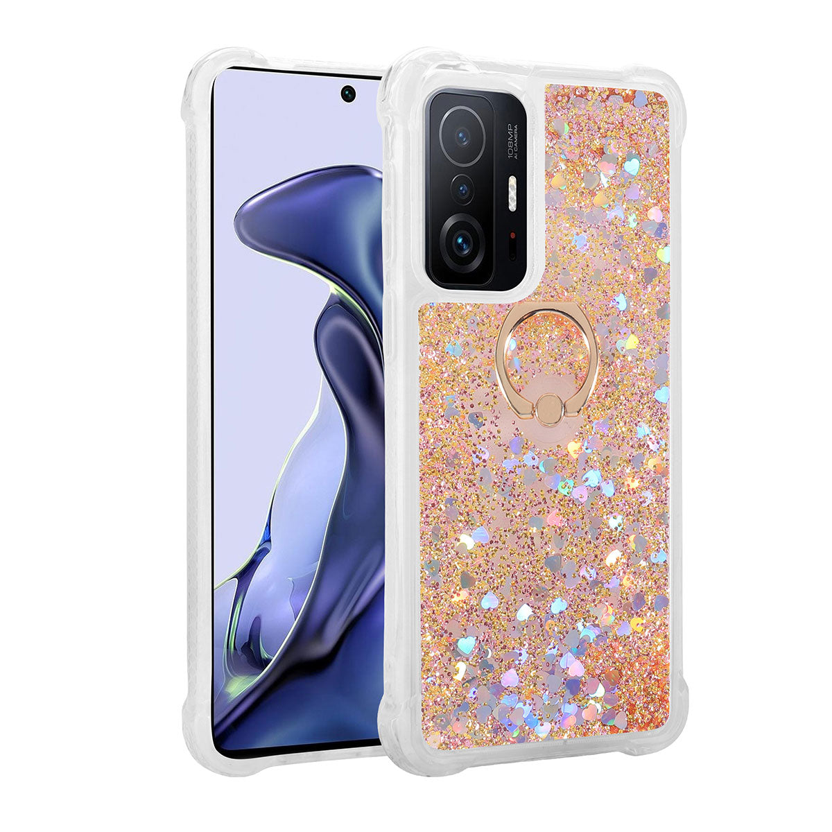 Xiaomi Mi 11T Pro 5G Kılıf Zore Milce Kapak Gold