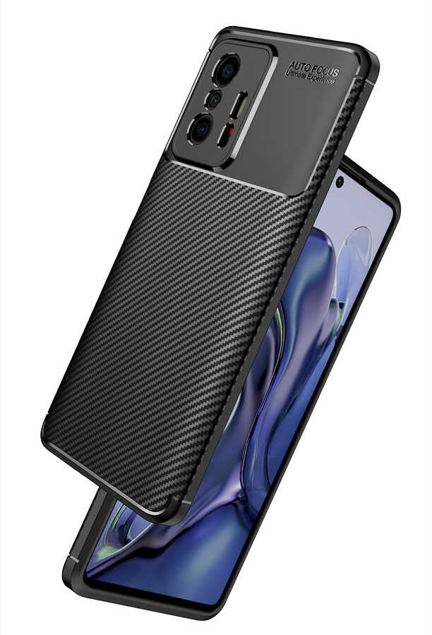 Xiaomi Mi 11T Pro 5G Kılıf Zore Negro Silikon Kapak Siyah
