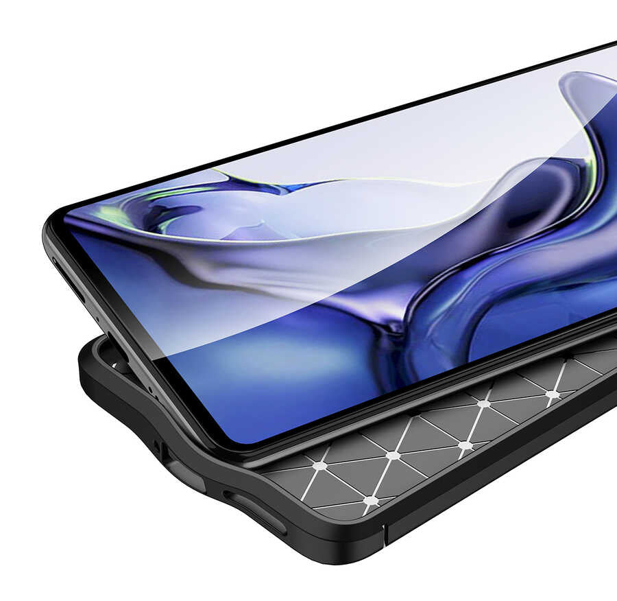 Xiaomi Mi 11T Pro 5G Kılıf Zore Niss Silikon Kapak Siyah