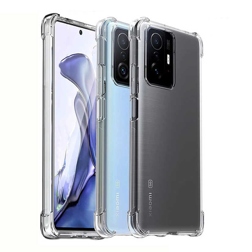 Xiaomi Mi 11T Pro 5G Kılıf Zore Nitro Anti Shock Silikon Renksiz