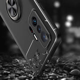 Xiaomi Mi 11T Pro 5G Kılıf Zore Ravel Silikon Kapak Siyah-Kırmızı