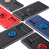 Xiaomi Mi 11T Pro 5G Kılıf Zore Ravel Silikon Kapak Siyah-Mavi