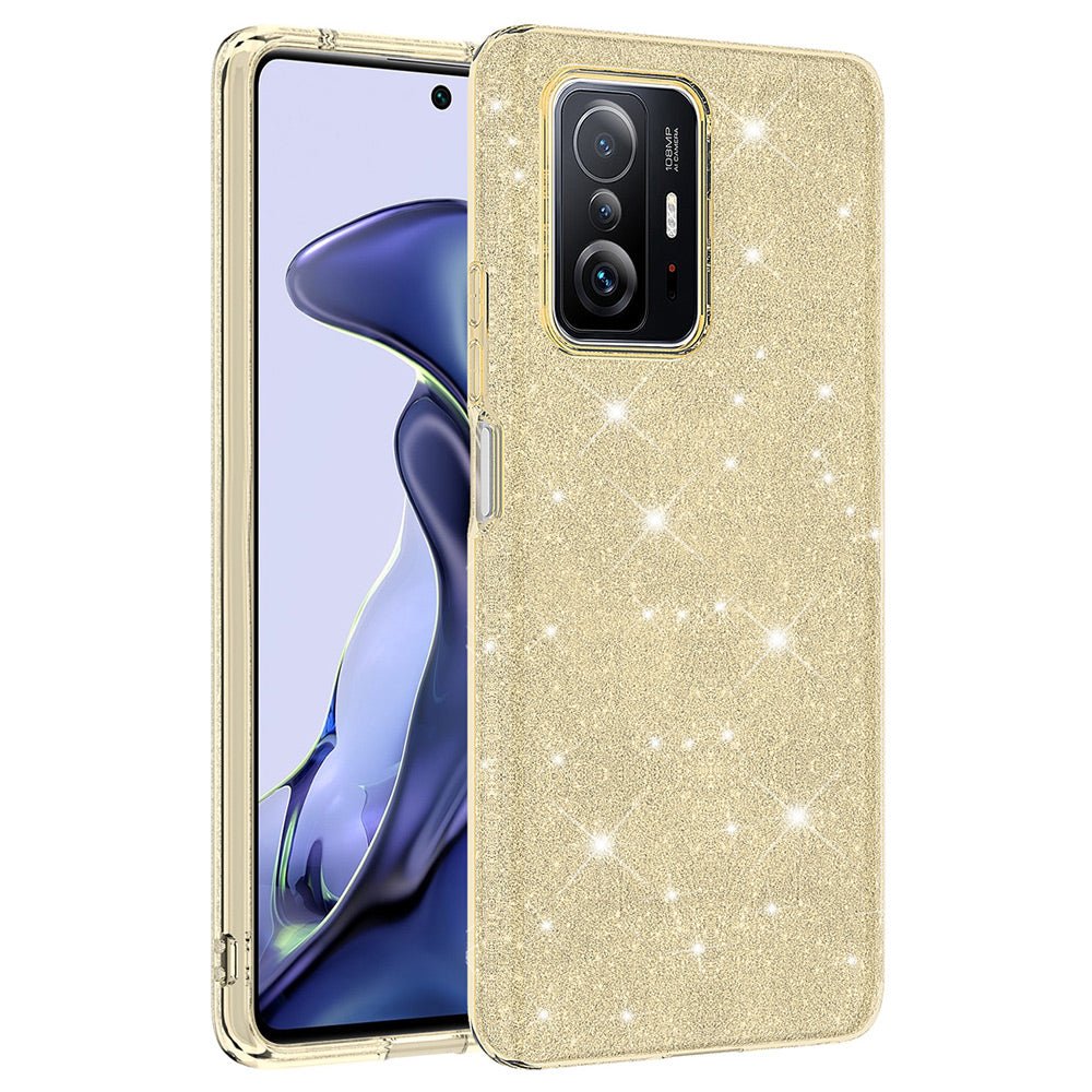 Xiaomi Mi 11T Pro 5G Kılıf Zore Shining Silikon Gümüş