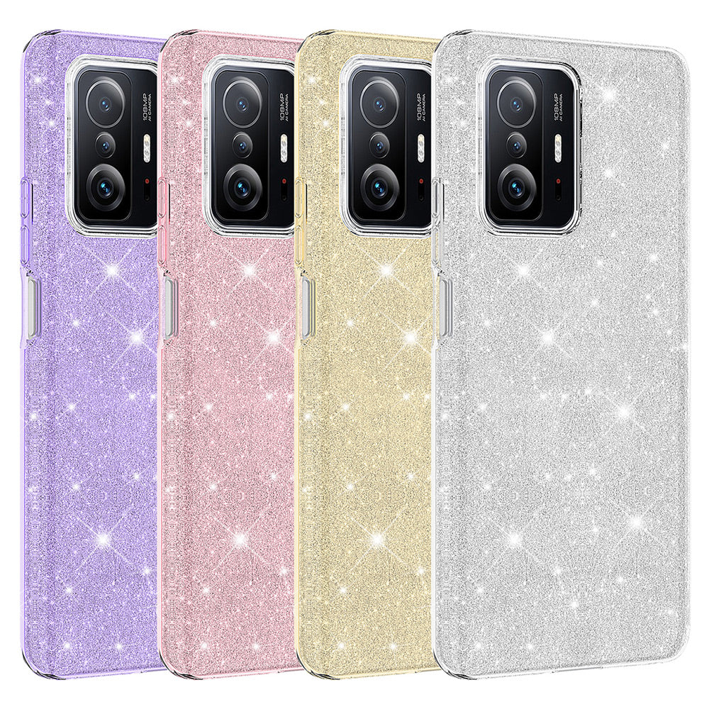 Xiaomi Mi 11T Pro 5G Kılıf Zore Shining Silikon Pembe
