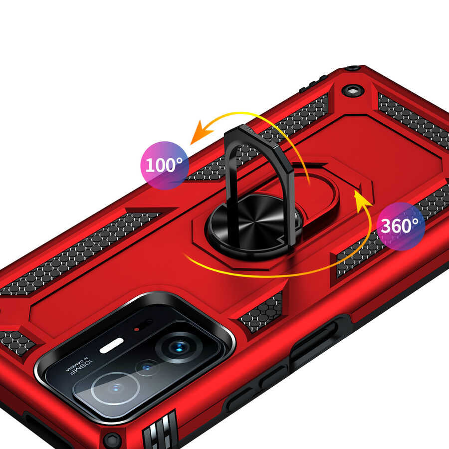 Xiaomi Mi 11T Pro 5G Kılıf Zore Vega Kapak Rose Gold