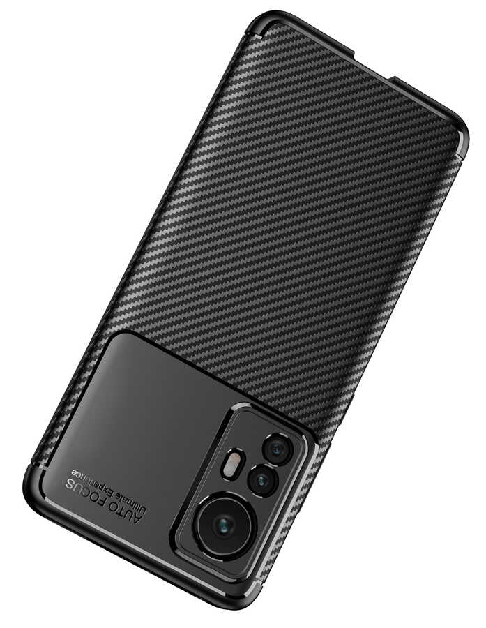 Xiaomi Mi 12 Kılıf Zore Negro Silikon Kapak Lacivert