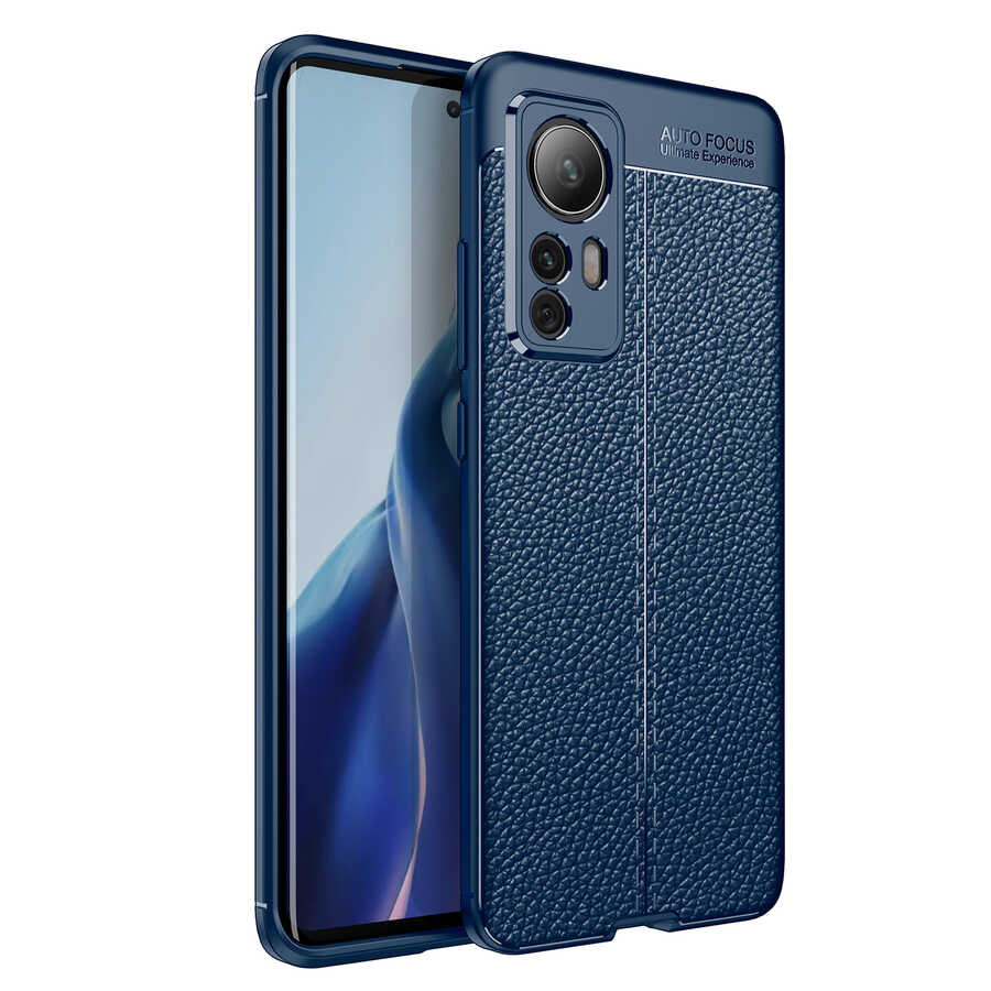 Xiaomi Mi 12 Kılıf Zore Niss Silikon Kapak Lacivert