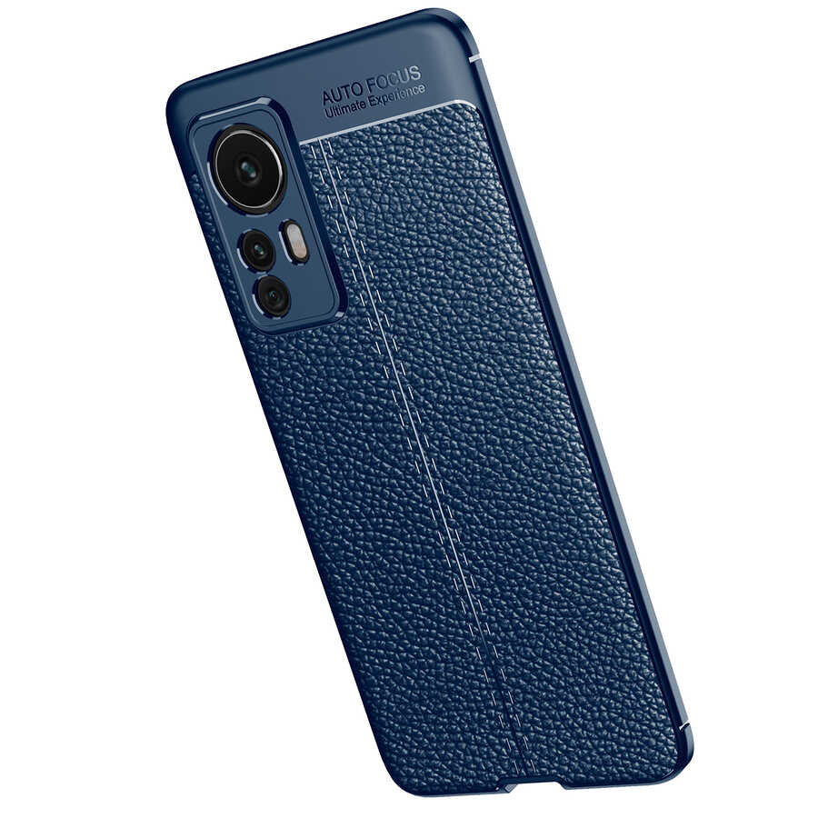 Xiaomi Mi 12 Kılıf Zore Niss Silikon Kapak Lacivert