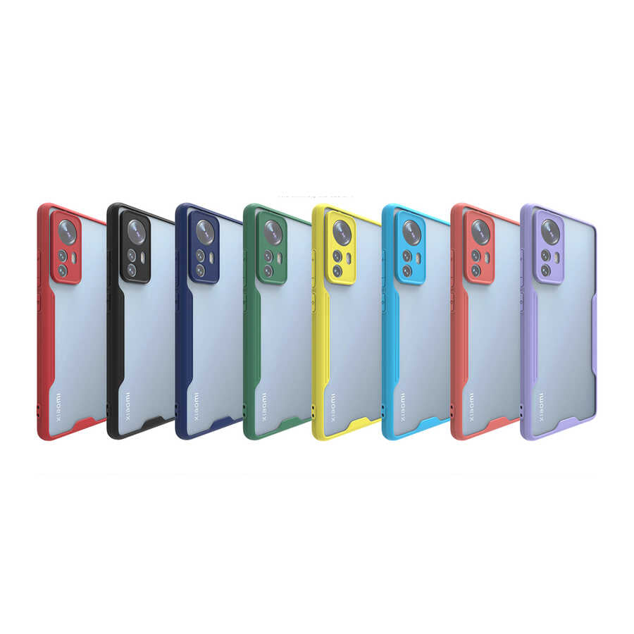 Xiaomi Mi 12 Kılıf Zore Parfe Kapak Koyu Yeşil