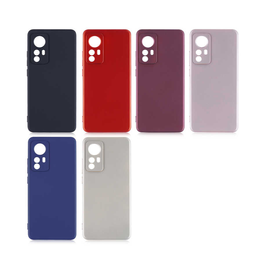 Xiaomi Mi 12 Kılıf Zore Premier Silikon Kapak Gold
