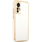Xiaomi Mi 12 Lite Kılıf Zore Bark Kapak Beyaz