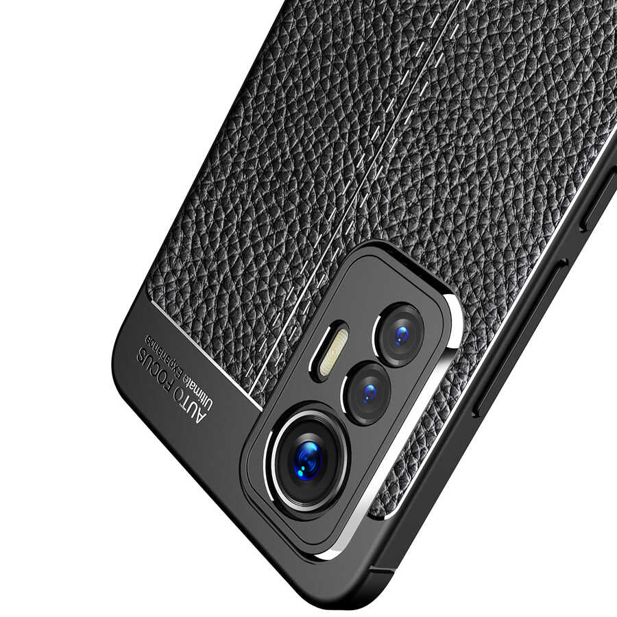 Xiaomi Mi 12 Lite Kılıf Zore Niss Silikon Kapak Siyah