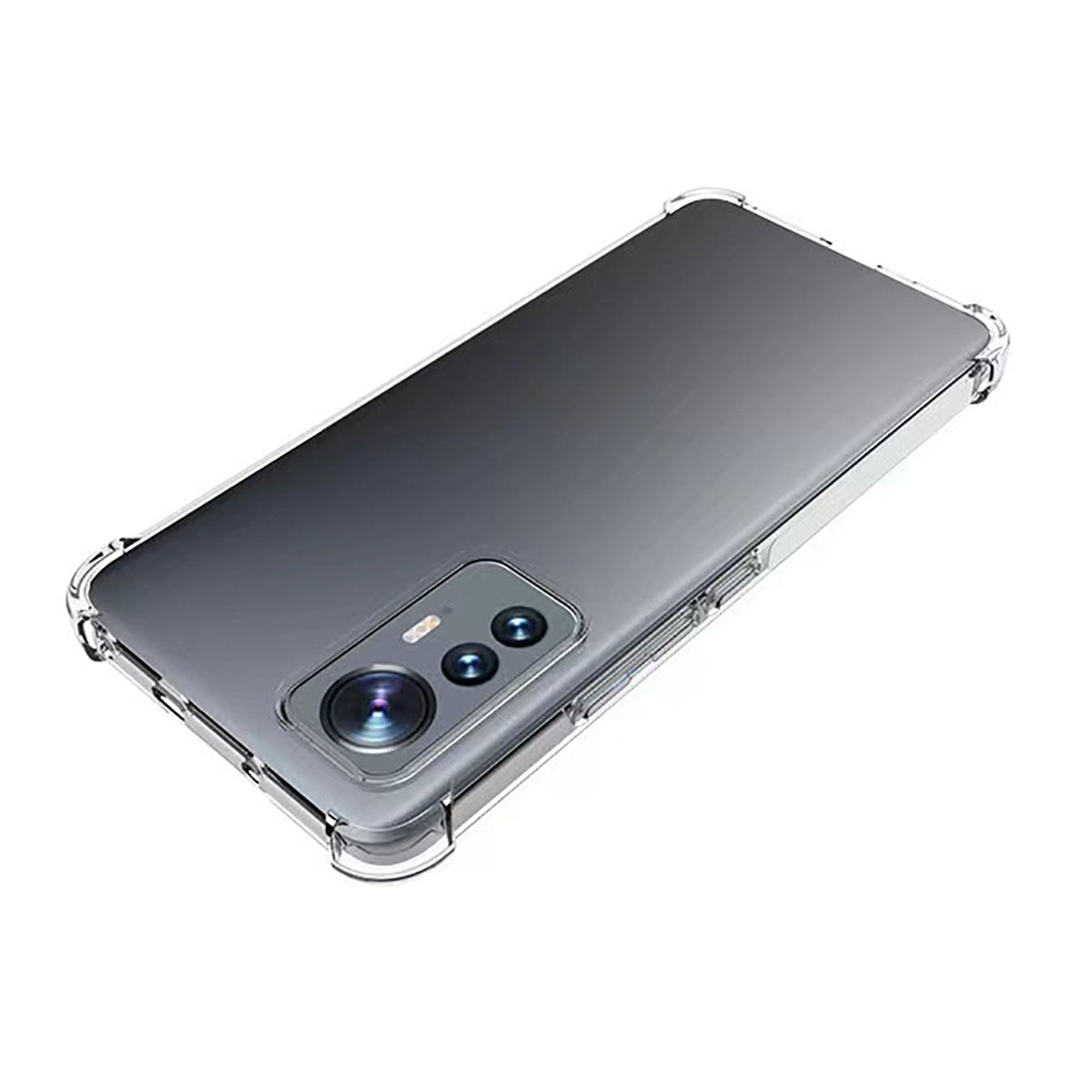 Xiaomi Mi 12 Lite Kılıf Zore Nitro Anti Shock Silikon Renksiz