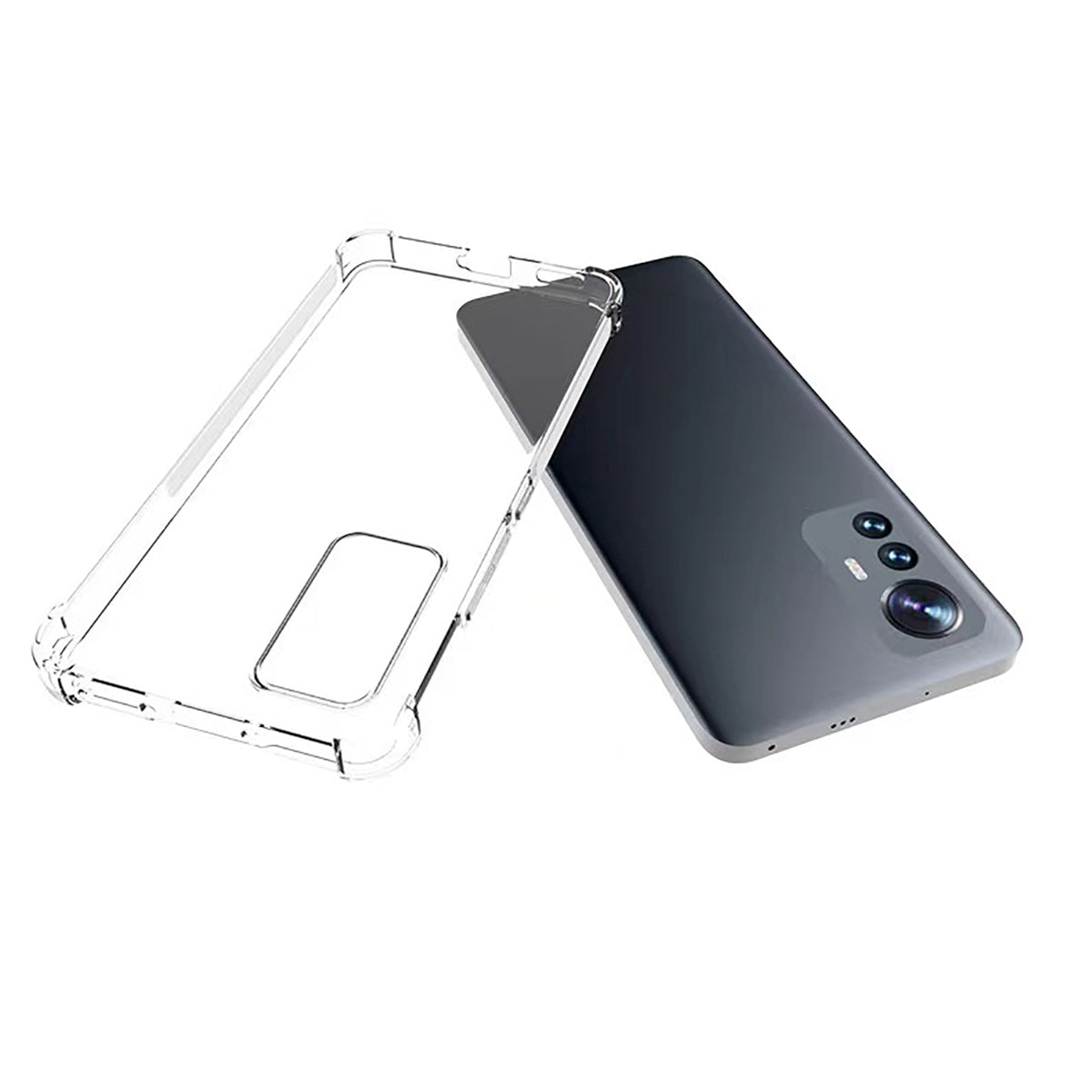 Xiaomi Mi 12 Lite Kılıf Zore Nitro Anti Shock Silikon Renksiz