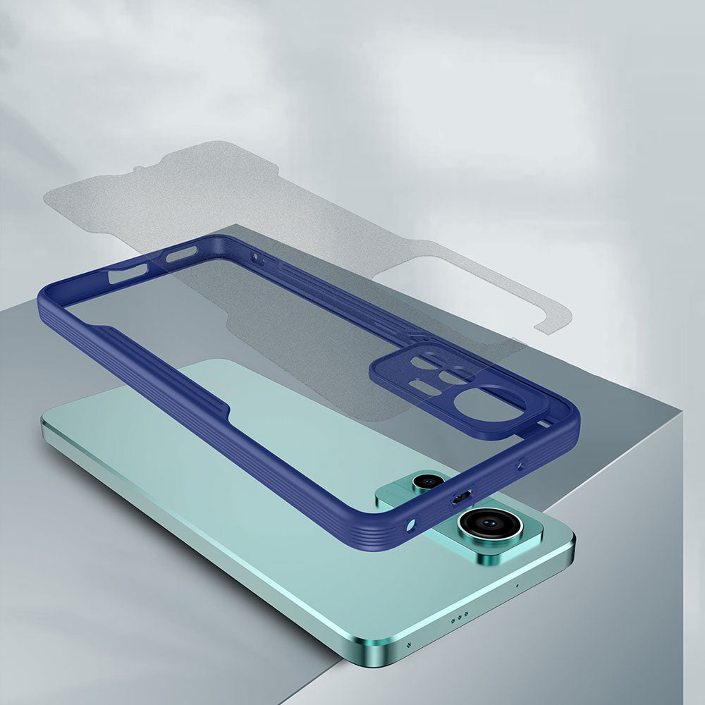 Xiaomi Mi 12 Lite Kılıf Zore Parfe Kapak Siyah