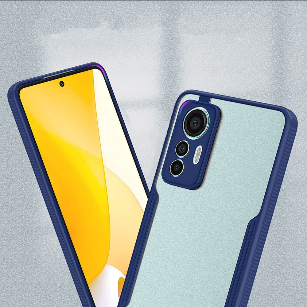 Xiaomi Mi 12 Lite Kılıf Zore Parfe Kapak Lacivert