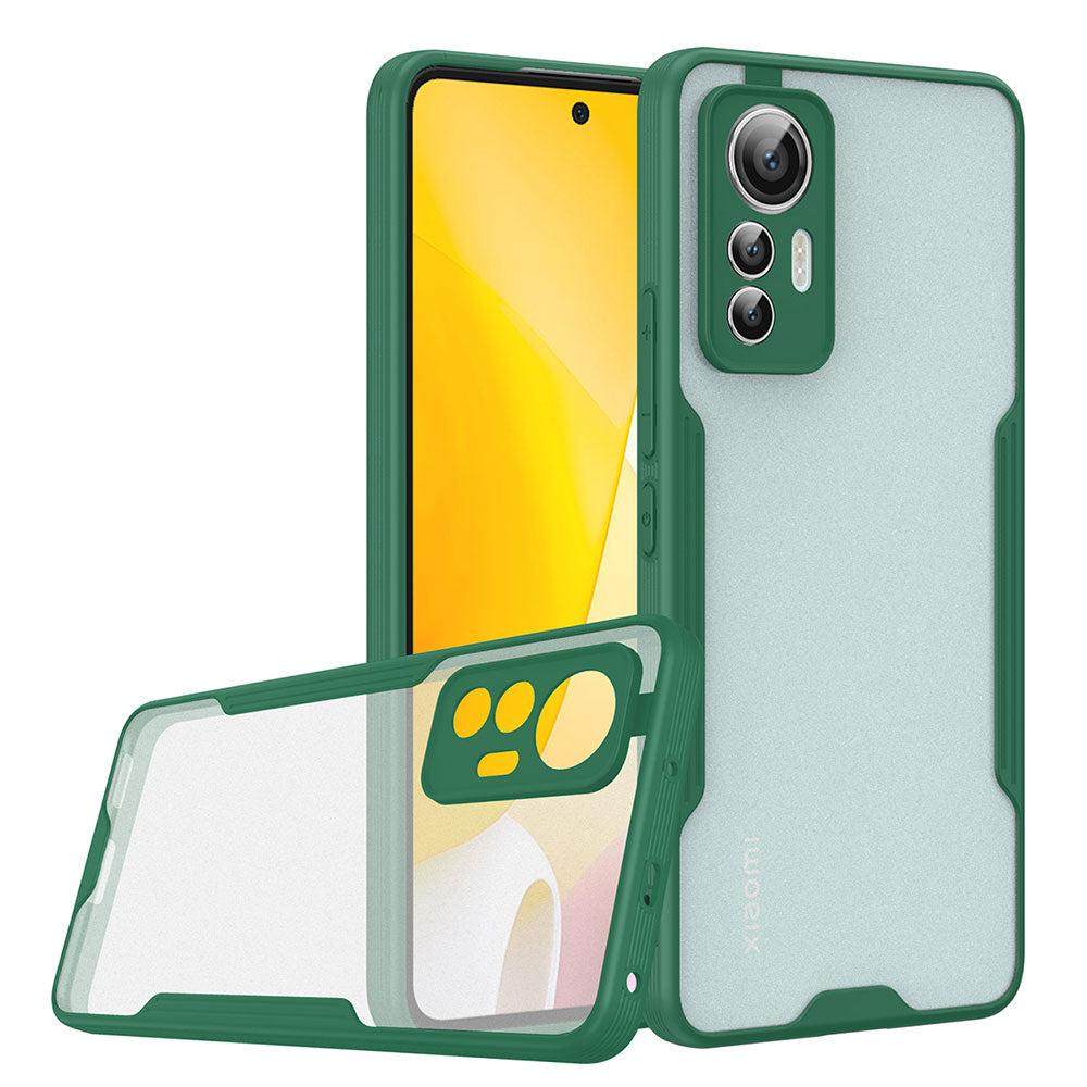 Xiaomi Mi 12 Lite Kılıf Zore Parfe Kapak Koyu Yeşil