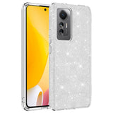 Xiaomi Mi 12 Lite Kılıf Zore Shining Silikon Gümüş