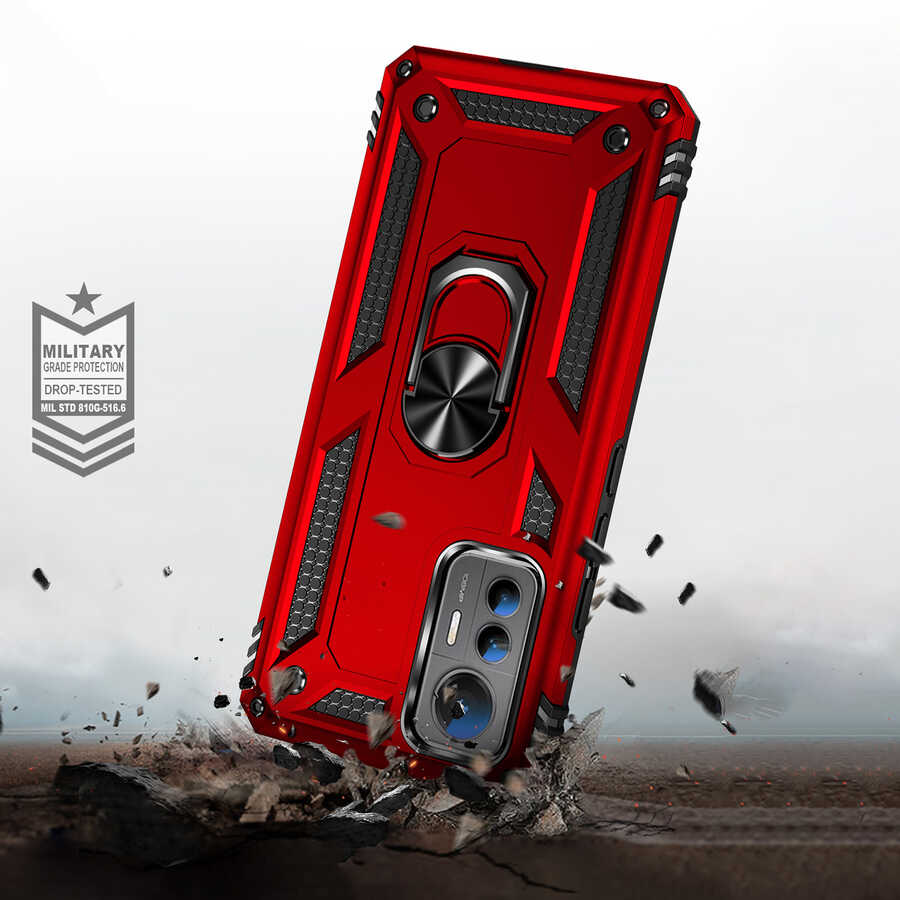 Xiaomi Mi 12 Lite Kılıf Zore Vega Kapak Rose Gold