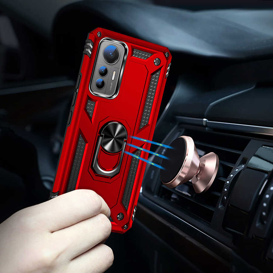 Xiaomi Mi 12 Lite Kılıf Zore Vega Kapak Rose Gold