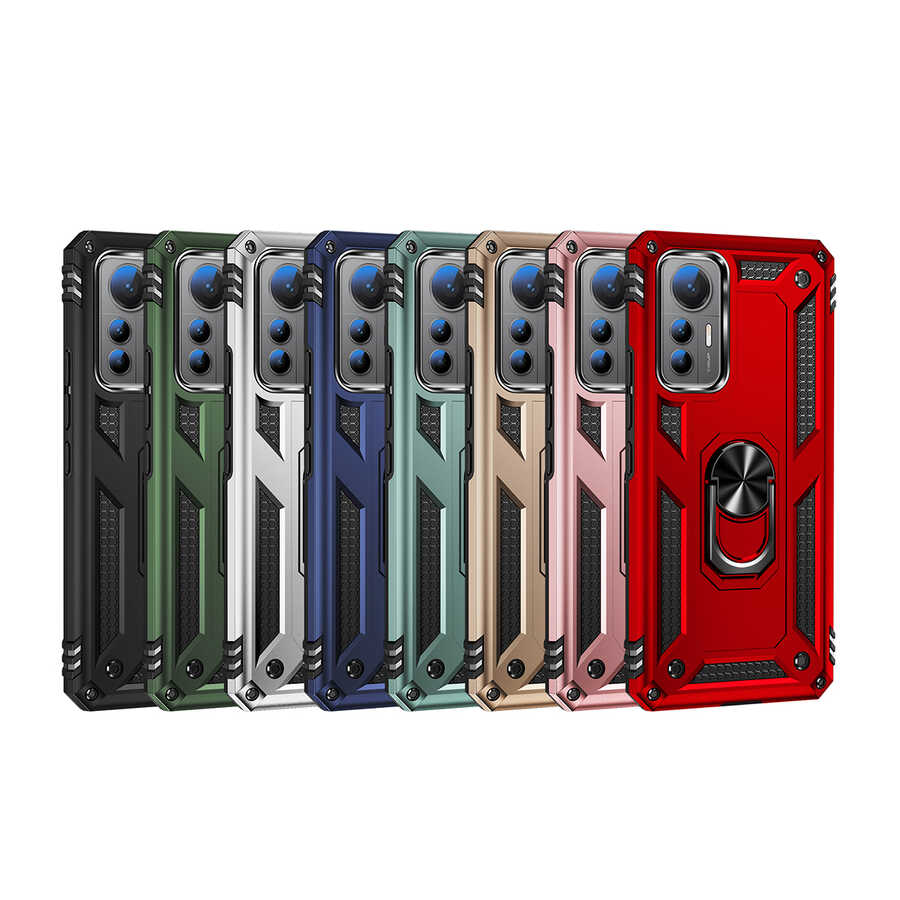 Xiaomi Mi 12 Lite Kılıf Zore Vega Kapak Rose Gold