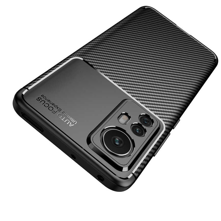 Xiaomi Mi 12 Pro Kılıf Zore Negro Silikon Kapak Lacivert