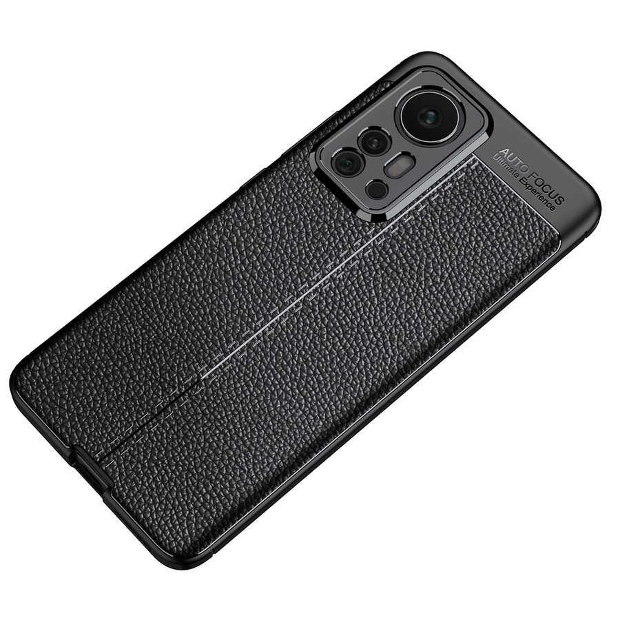 Xiaomi Mi 12 Pro Kılıf Zore Niss Silikon Kapak Siyah