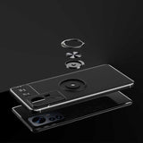 Xiaomi Mi 12 Pro Kılıf Zore Ravel Silikon Kapak Siyah-Rose Gold