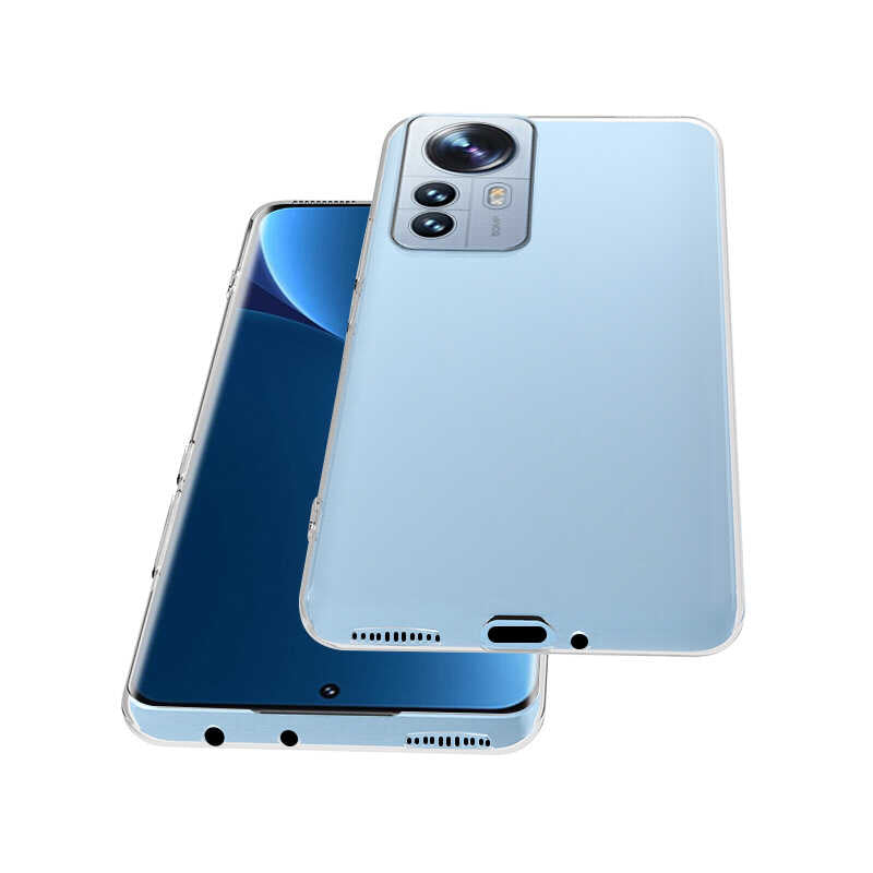 Xiaomi Mi 12 Pro Kılıf Zore Süper Silikon Kapak Renksiz