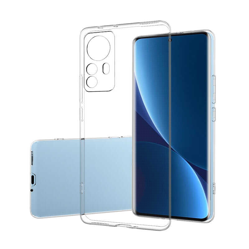 Xiaomi Mi 12 Pro Kılıf Zore Süper Silikon Kapak Renksiz