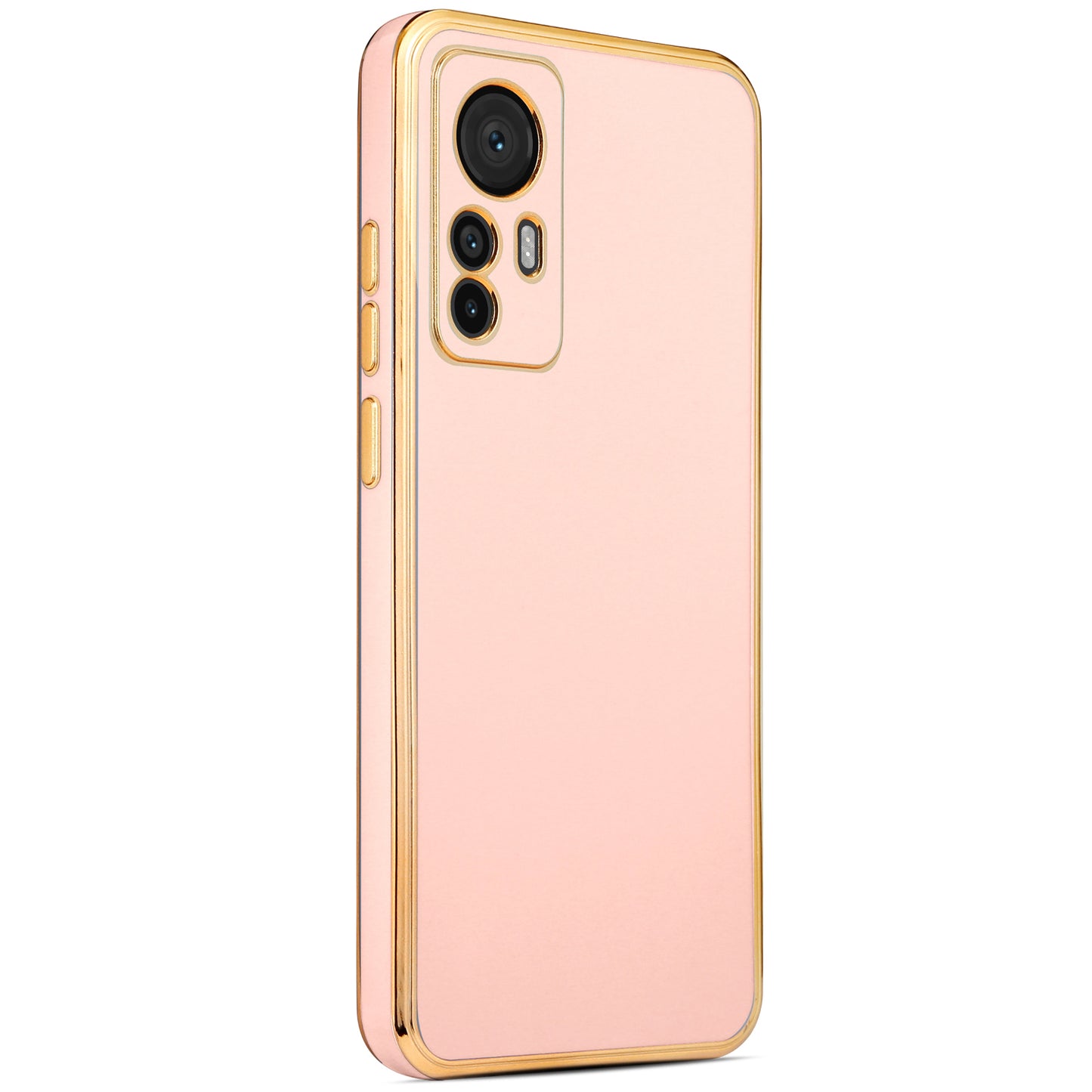 Xiaomi Mi 12T Kılıf Zore Bark Kapak Rose Gold