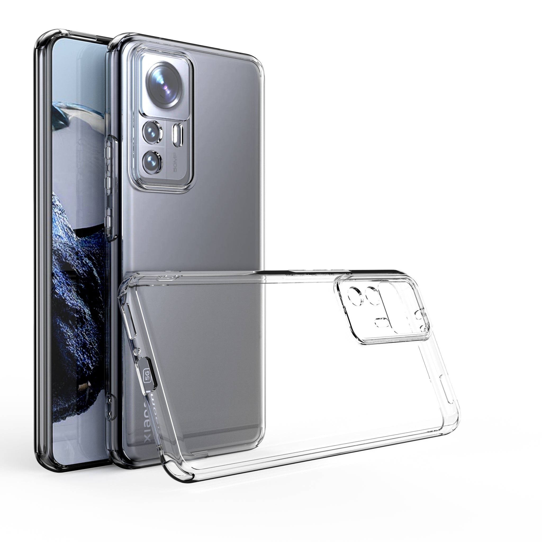 Xiaomi Mi 12T Kılıf Zore Kamera Korumalı Süper Silikon Kapak Renksiz