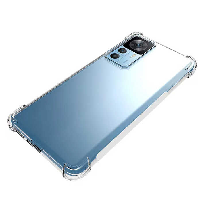 Xiaomi Mi 12T Kılıf Zore Nitro Anti Shock Silikon Renksiz